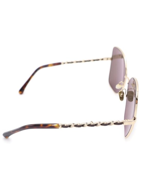 Chanel Sunglasses Eyewe 59 16 Brown Gold Eyewear